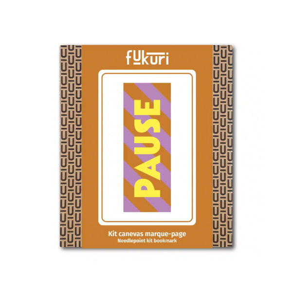 Kit Canevas - DIY - Marque-page Pause