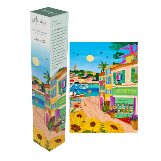 Ma Ville en Diamant – Kit de Diamond Painting Marseille