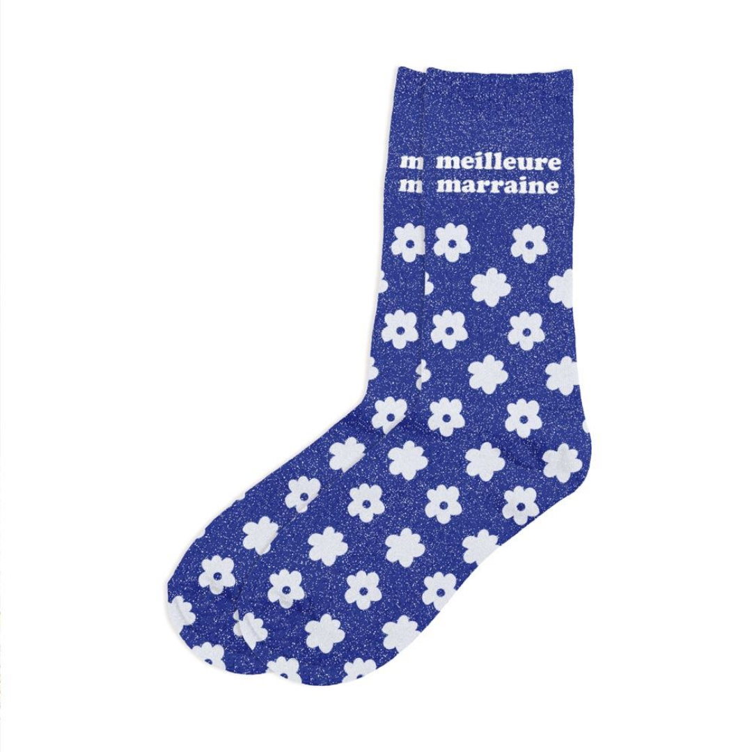 Chaussettes "Meilleure marraine"