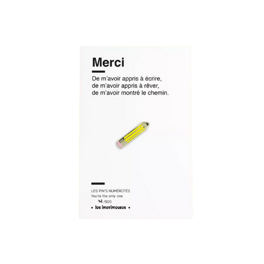 Les imprimeuses - Crayon - Merci