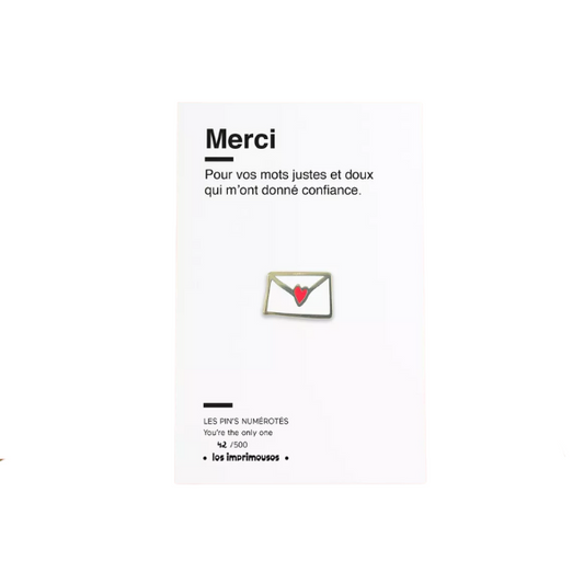 Les imprimeuses - Lettre - Merci
