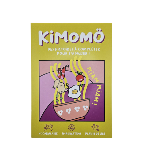 KIMOMÖ – Livres d’histoires à compléter -"Miam Miam"