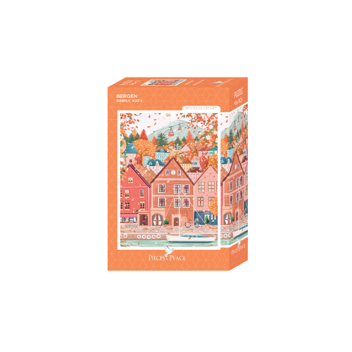Pièces and Peace - Mini-Puzzle 96 pièces - Bergen