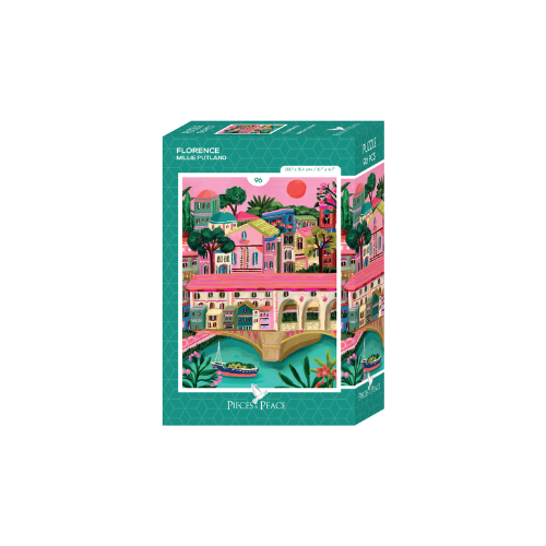 Pièces and Peace - Mini-Puzzle 96 pièces - Florence