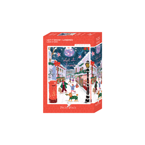Pièces and Peace - Mini-Puzzle 96 pièces - Let it Snow - Londres