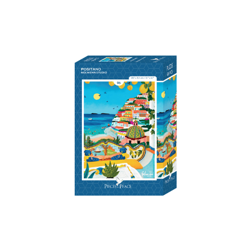 Pièces and Peace - Mini-Puzzle 96 pièces - Positano