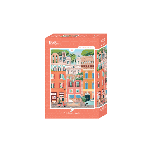 Pièces and Peace - Mini-Puzzle 96 pièces - Rome