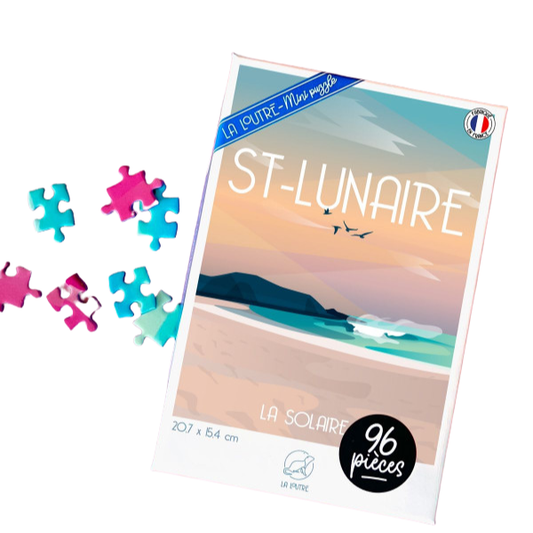La loutre - Mini-Puzzle St Lunaire - 96 pièces