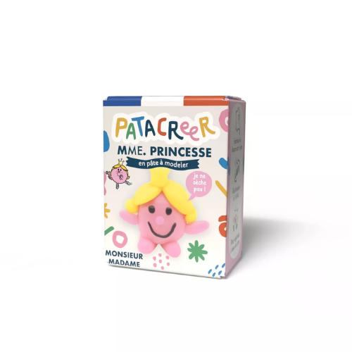 Patacreer - Kit à fabriquer Mme PRINCESSE en pâte à modeler