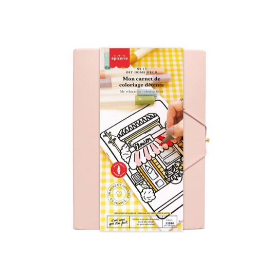 Kit DIY - Mon carnet de coloriage détente