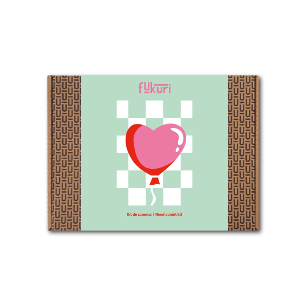 Kit Canevas - DIY - Ballon coeur