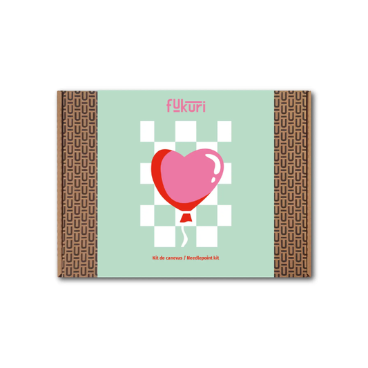 Kit Canevas - DIY - Ballon coeur