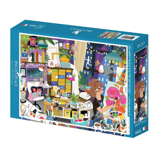 Puzzle Piece&Peace 1500 pièces - My happy place is in the art studio