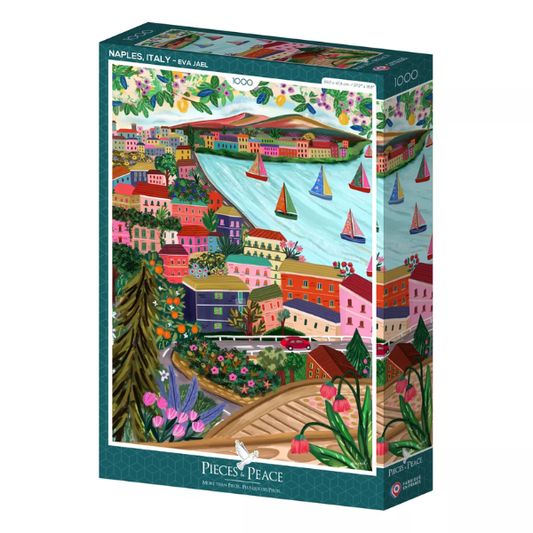 Puzzle Pieces&Peace 1000 Pièces - Naples, Italie