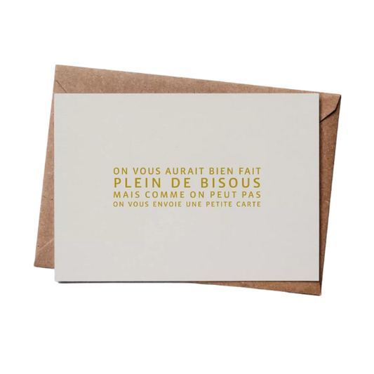 Bulma Carte postale - On vous aurait bien fait plein de bisous