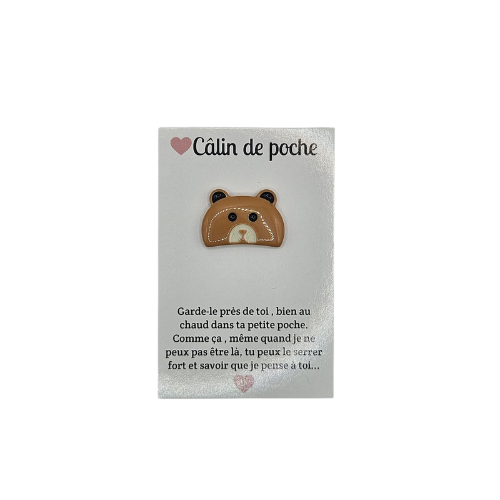 Câlin de Poche - Ourson brun