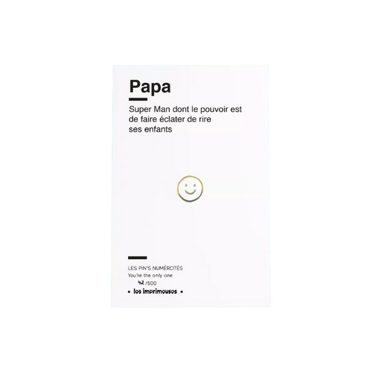 Les imprimeuses - Papa - Smiley