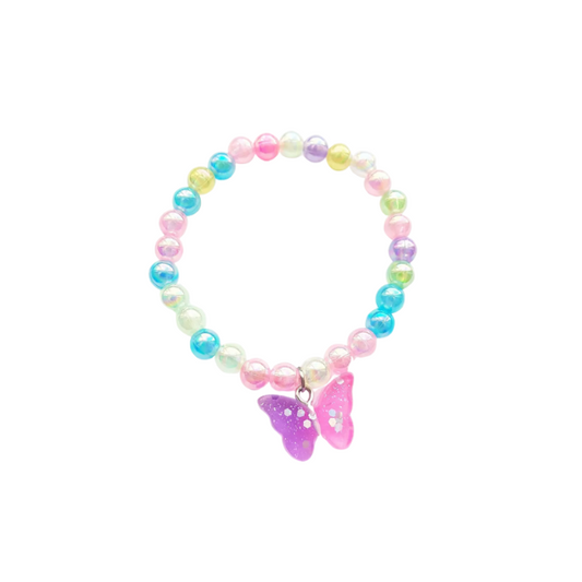 Bracelet multicolore - Papillon