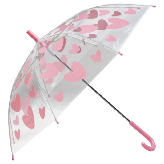 Atelier Wagram - Parapluie coeurs rose