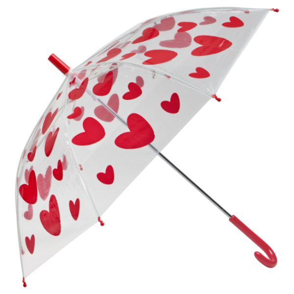 Atelier Wagram - Parapluie coeurs rouge