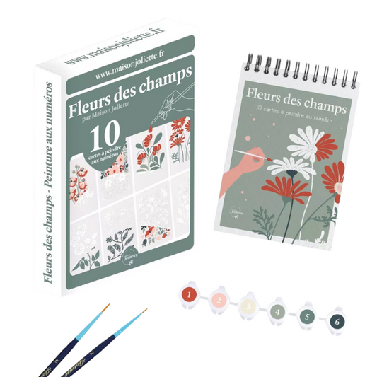 Maison Joliette - Peinture aux numéros - Fleurs des champs
