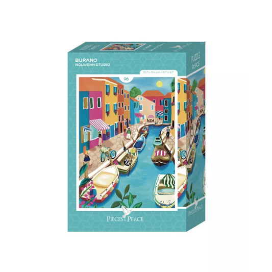 Pièces and Peace - Mini-Puzzle 96 pièces - Burano