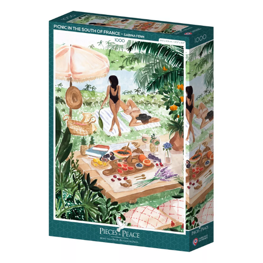Puzzle Pieces&Peace 1000 Pièces - Picnic in the South of France