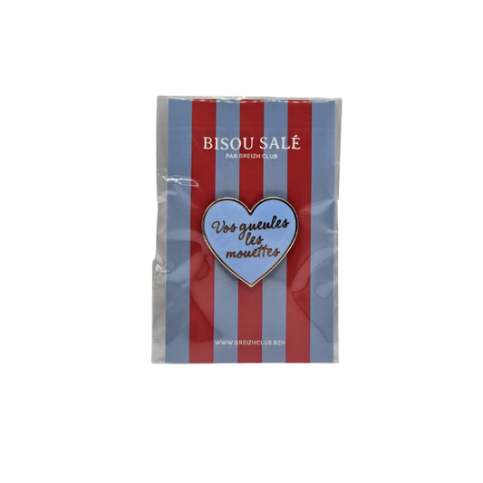 Breizh Club - Pin's Coeur Vos gueules les mouettes
