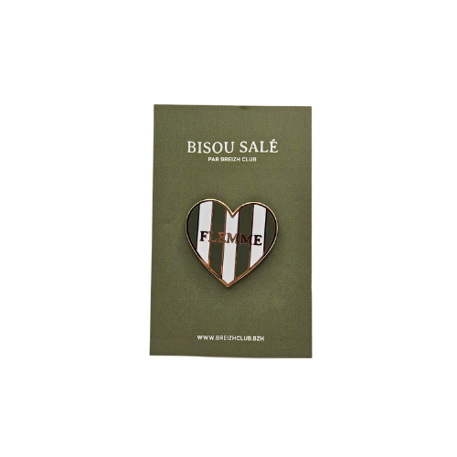 Breizh Club - Pin's coeur flemme