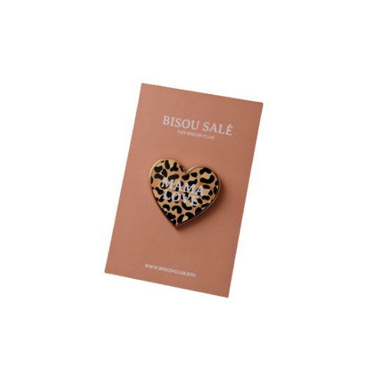 Breizh Club - Pin's coeur mama love