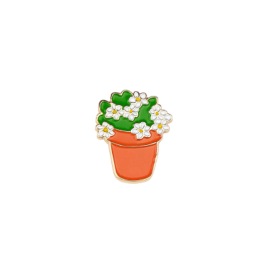 Coucou Suzette - Pin’s Pot de fleurs