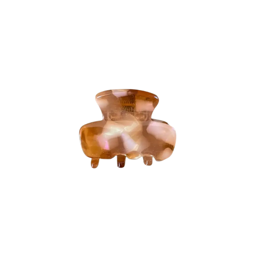 Petite pince à cheveux babies - terracotta