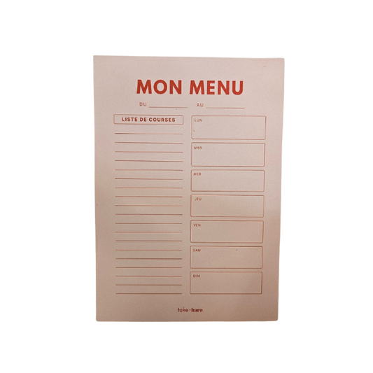 Take kare - Planner Menu
