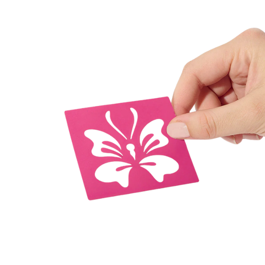 Si si la paillette - Pochoir Papillon