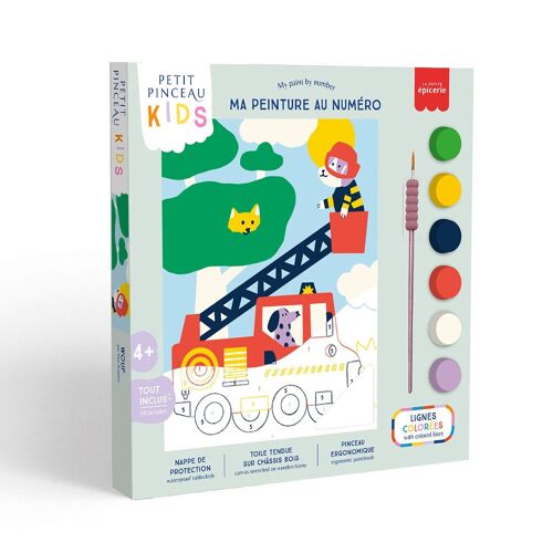 Kit Petit Pinceau Kids - Wouf Pompier