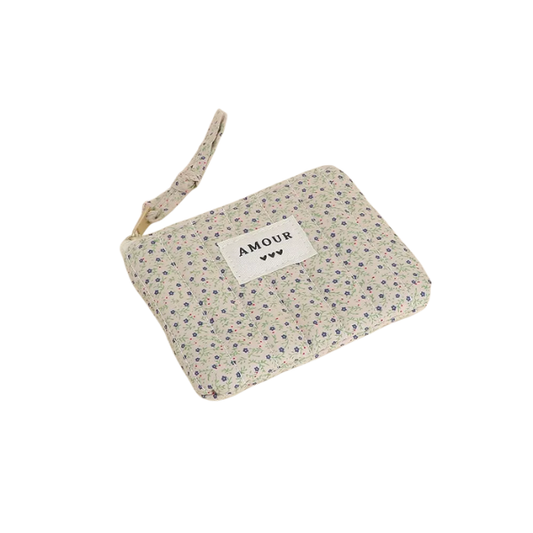Porte-monnaie - "AMOUR" - Liberty