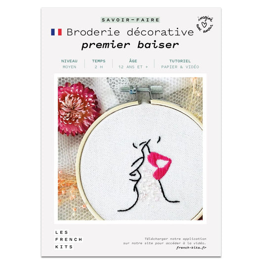 Les French Kits - Broderie décorative - Premier baiser