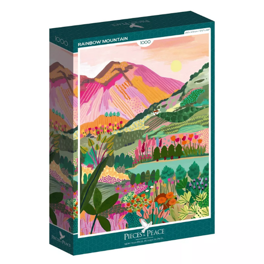 Puzzle Pieces&Peace 1000 pièces - Rainbow Mountain