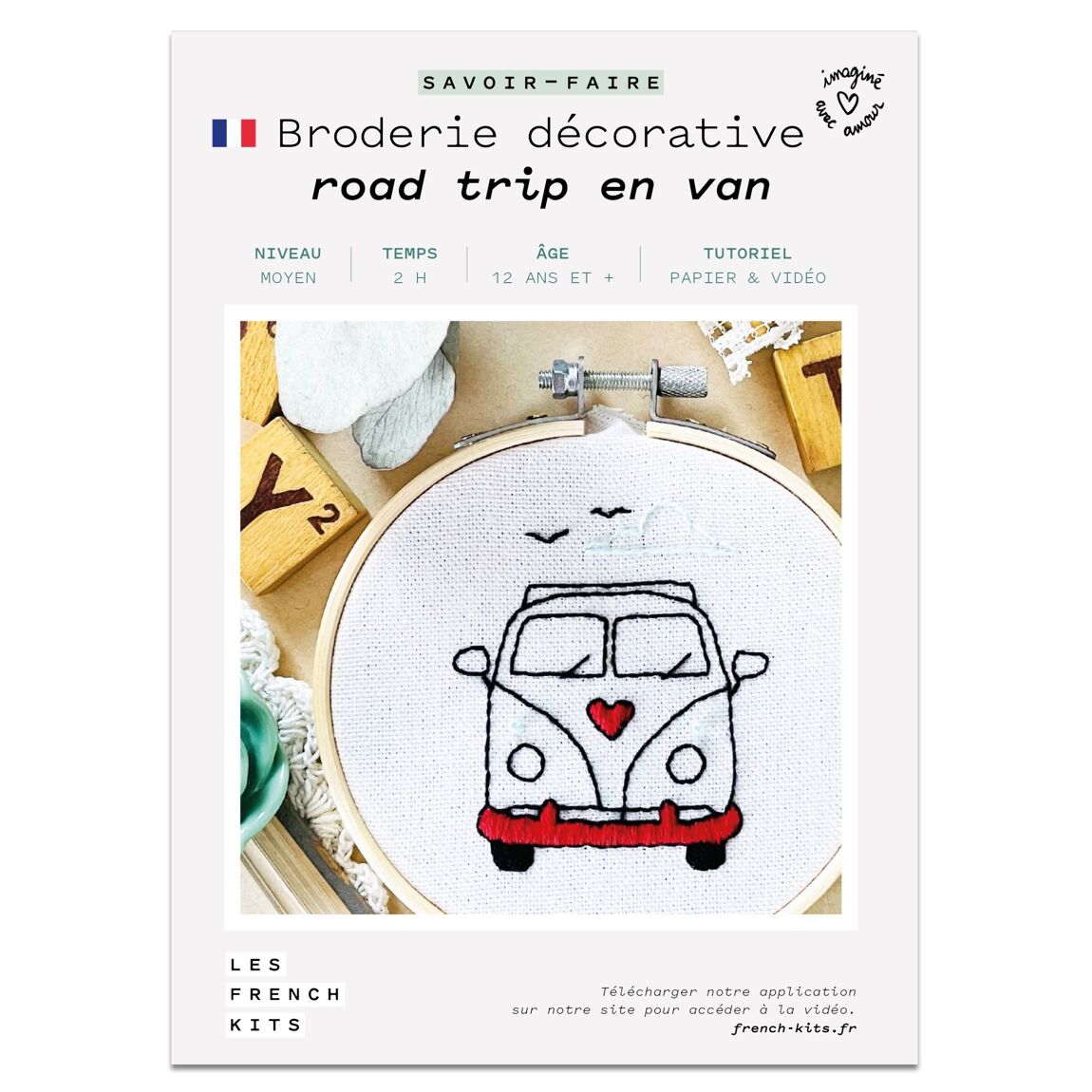 Les French Kits - Broderie décorative - Road trip en van