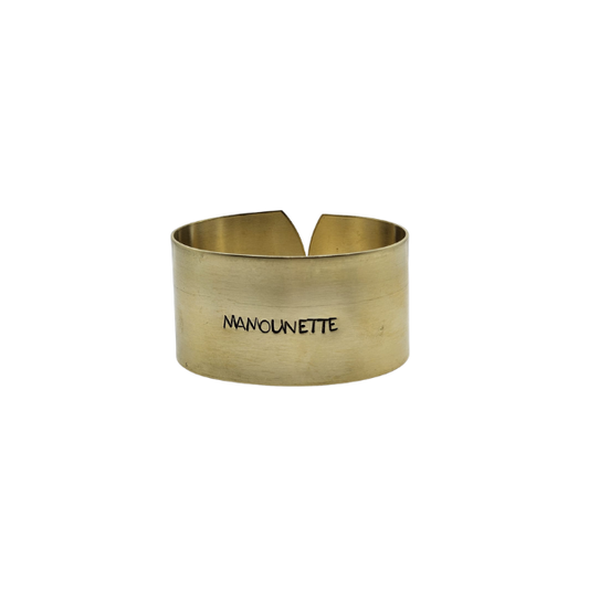 Rond de serviette doré – Mamounette