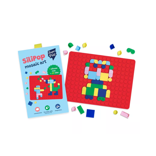 Super Petit - Silipop mosaïques à clipser - Rouge
