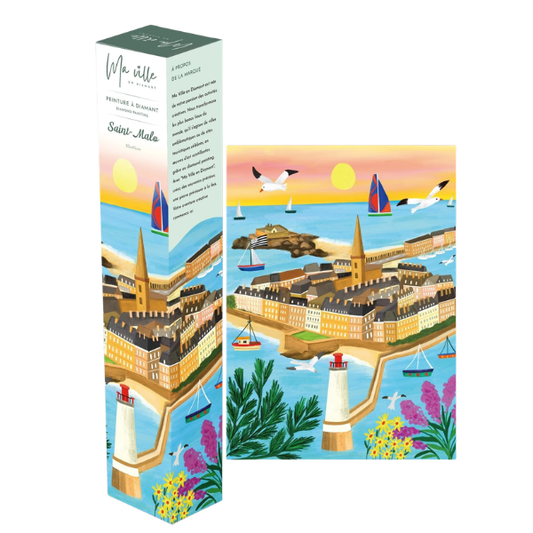 Ma Ville en Diamant – Kit de Diamond Painting - Saint Malo