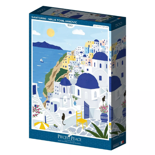 Puzzle Piece&Peace 500 pièces - Santorini
