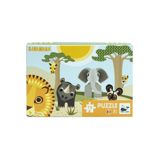 Coq en pâte - Puzzle Savannah 70 Pièces