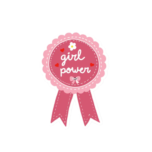 Popette - Sticker - Badge girl power