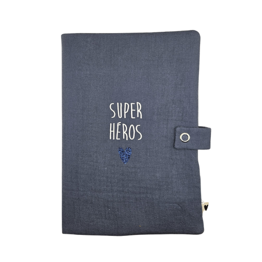 Atelier wagram - Protège carnet de santé - Super Héros