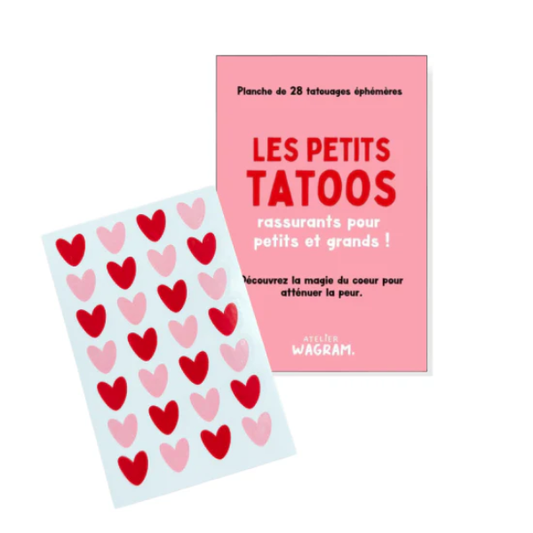 Atelier Wagram - Tatouages éphémères Cœurs