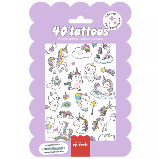 La petite épicerie – Pochette de Tattoos - Licornes