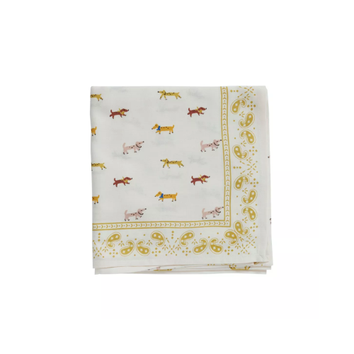 Bonheur du jour - Foulard Indien - Teckel Ecru