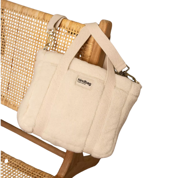 Hindbag - Mini cabas Louise Teddy beige